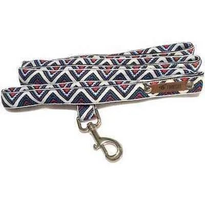Finnigan Designer Dog Collar: Personalised ZigZag Charm-2