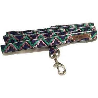 Finnigan Designer Dog Collar: Personalised ZigZag Charm-4