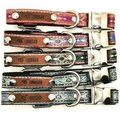 Finnigan Royal Collection Small Designer Dog Collar with Personalised Engraving - mezetto