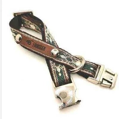 Finnigan Royal Collection Small Designer Dog Collar with Personalised Engraving-2