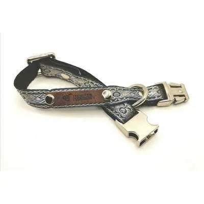 Finnigan Royal Collection Small Designer Dog Collar with Personalised Engraving-3