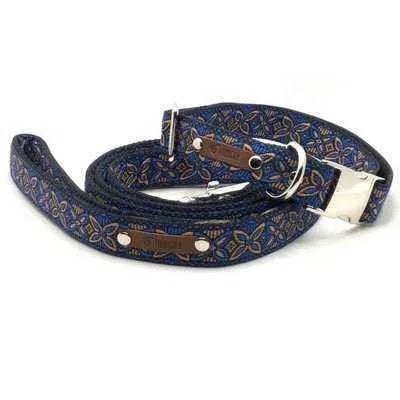 Finnigan's Big Breed Designer Dog Collar & Leash Set - mezetto