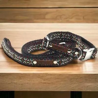 Finnigan's Stylish Handmade Dog Collar Set for Medium Pooches-0