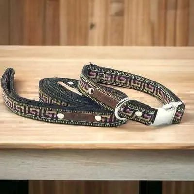 Finnigan's Exquisite Elegance Designer Dog Collar Set - mezetto