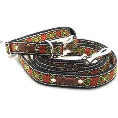 Finnigan's Fabulous Fabric Dog Collar Set - mezetto