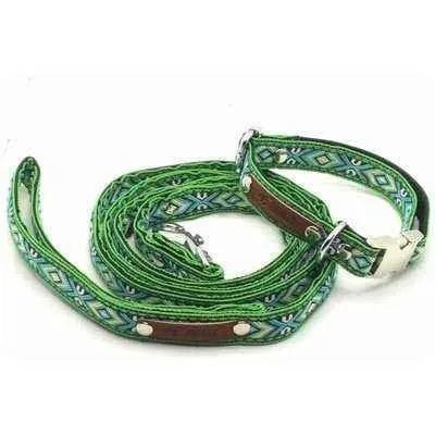 Finnigan's Luxury Cotton Collar & Lead Set - mezetto