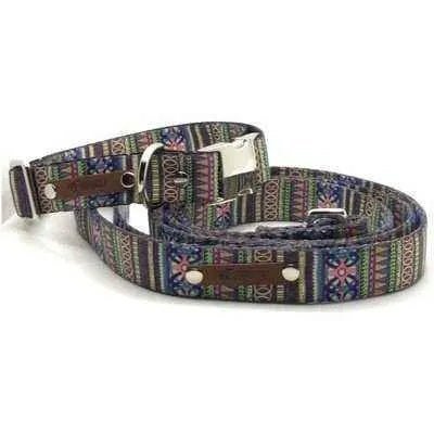 Finnigan's Majestic Pooch Parade Set: Handmade Chic Collar Collection - mezetto