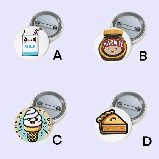 Foodie Pin Badge Bundle - mezetto KEOLIX KEOLIX