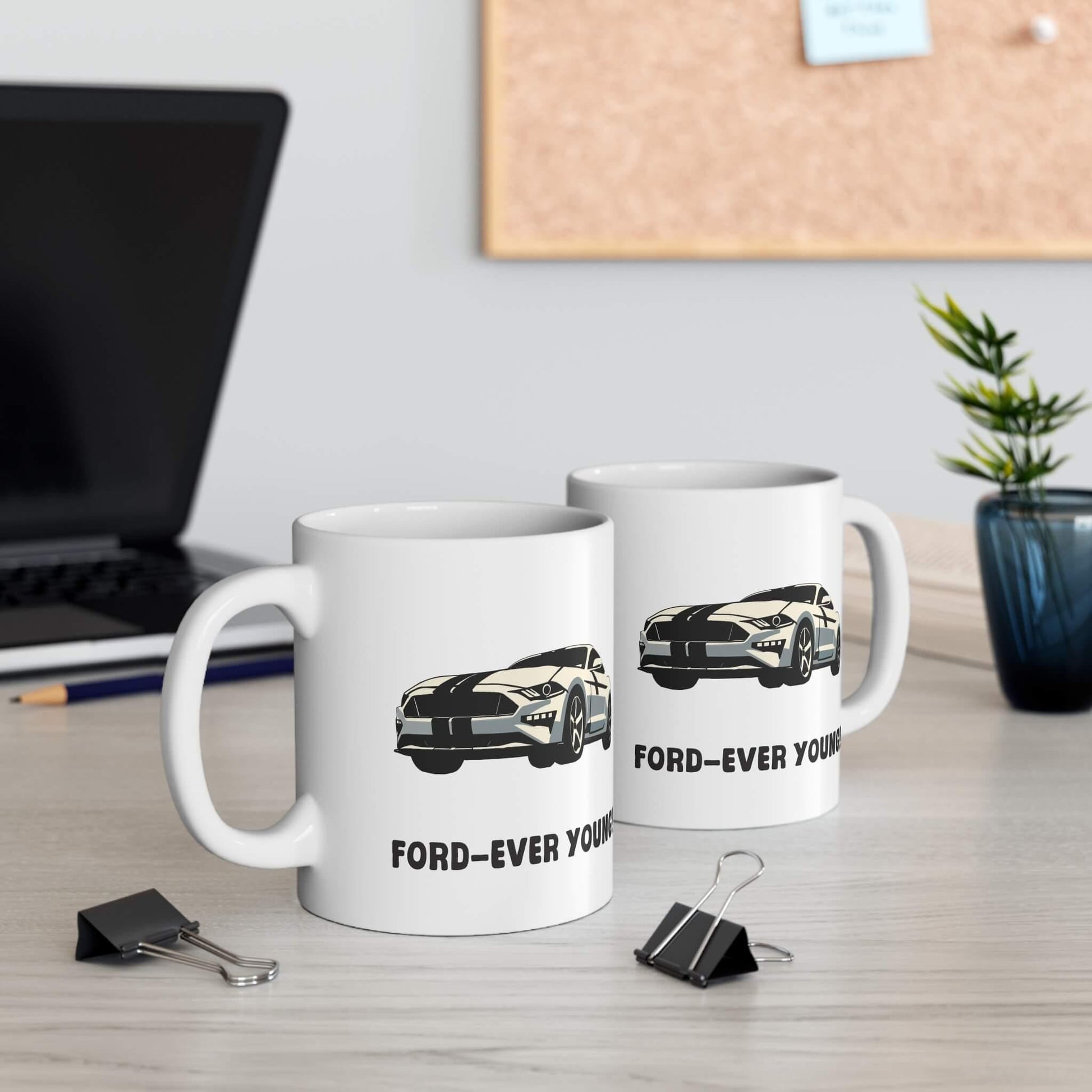 Ford - Ever Young – Funny Mug for Car Lovers - mezetto KEOLIX KEOLIX