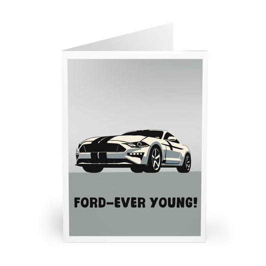 Ford - ever Young Mustang Card – Classic Car Greeting - mezetto KEOLIX KEOLIX