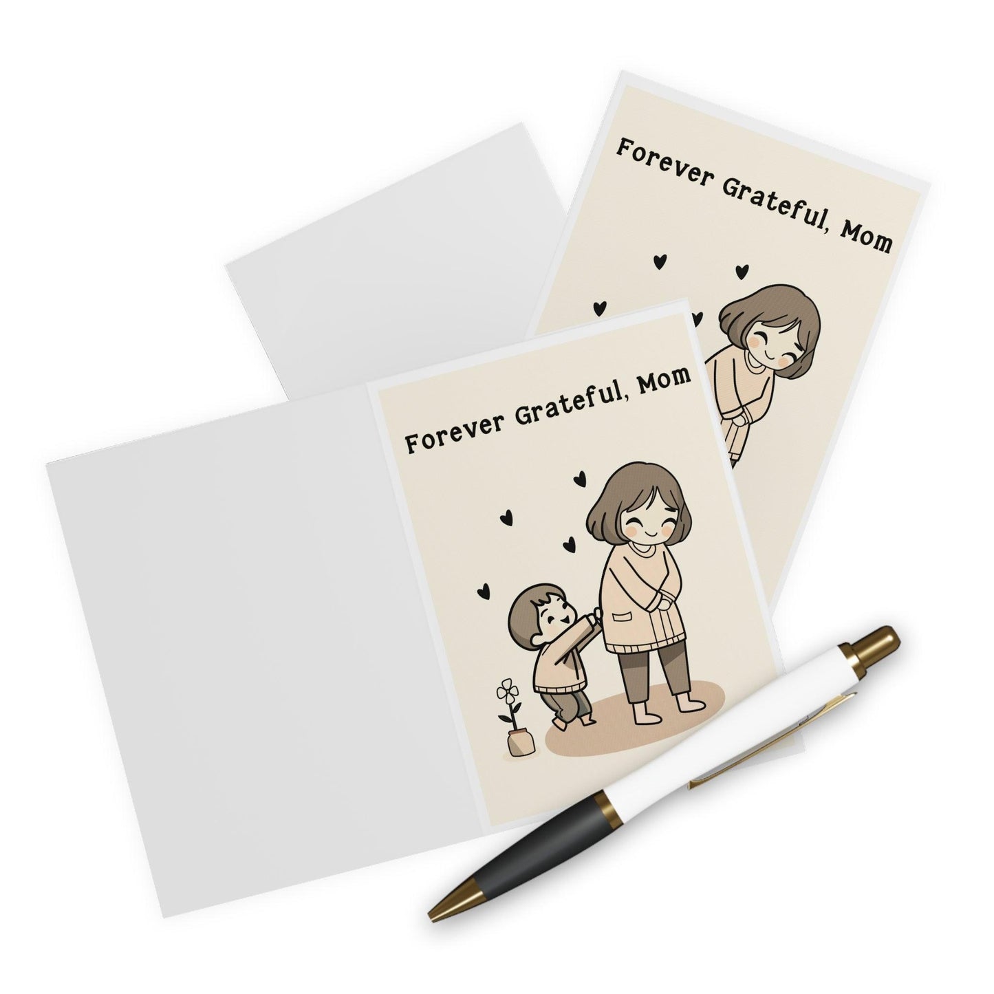 Forever Grateful Mum/Mom – Elegant Mother's Day Card - mezetto KEOLIX KEOLIX