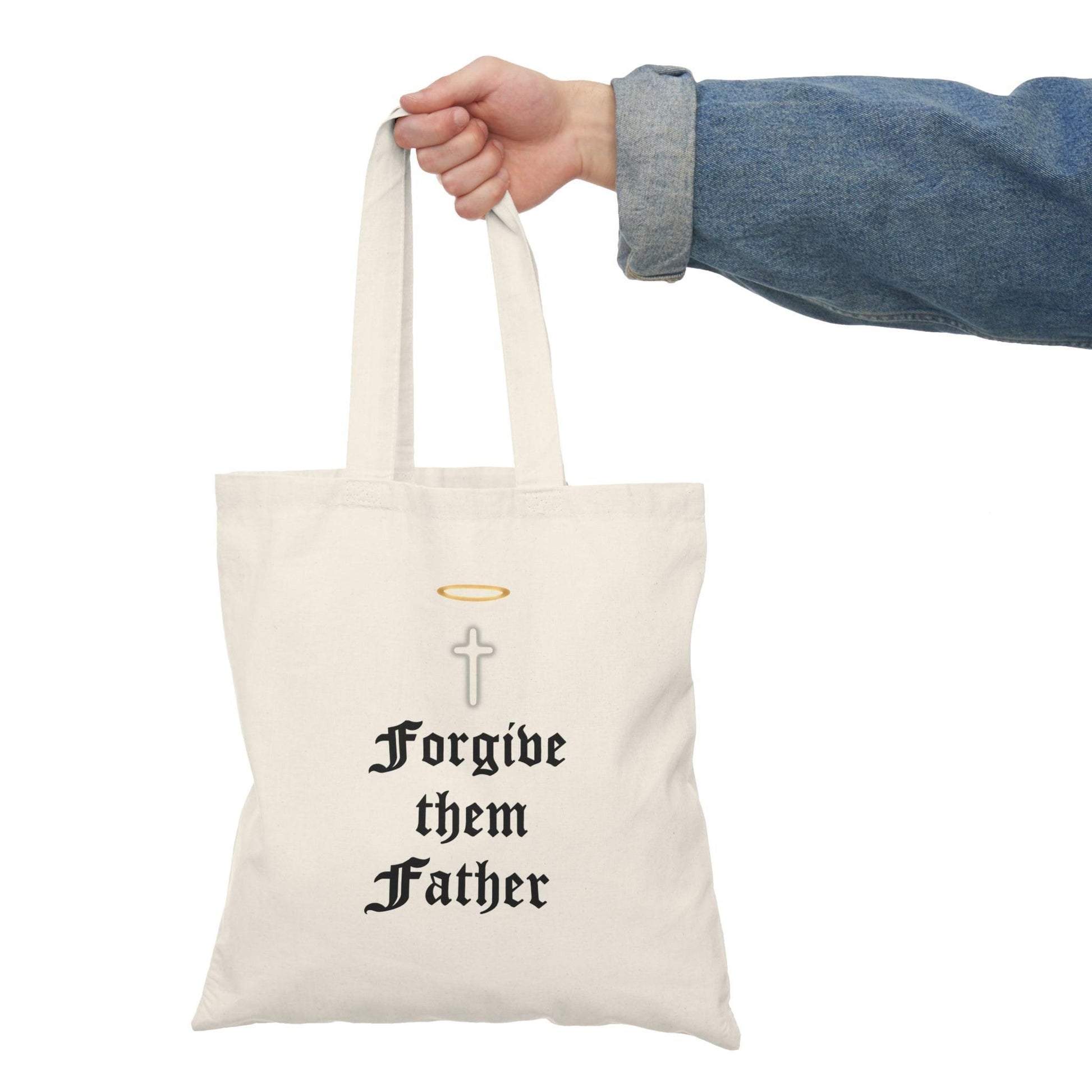 Forgive Them Father Tote – Faith - Based Bag - mezetto KEOLIX KEOLIX