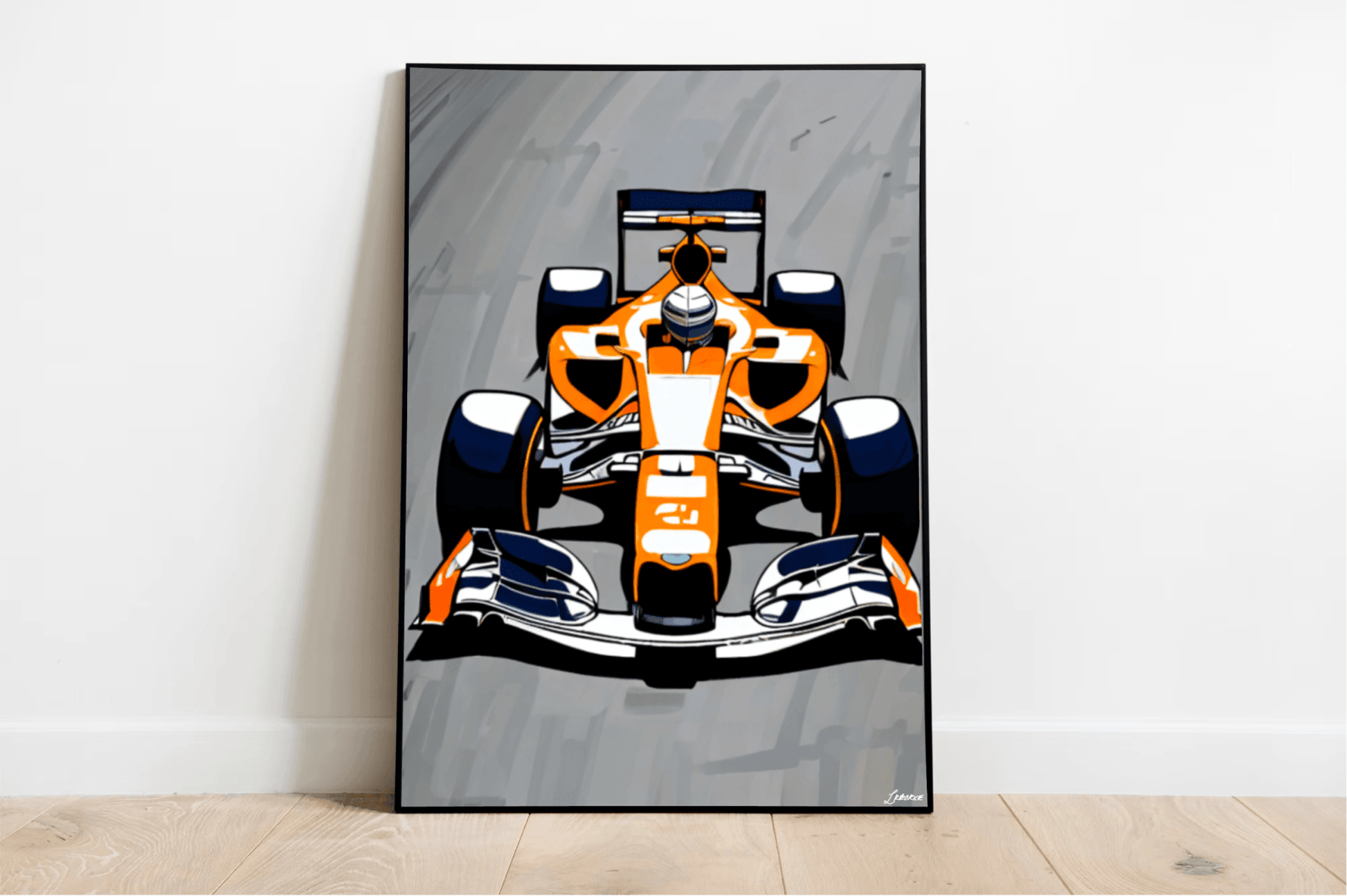 Formula 1 Art Print | High - Speed Racing Wall Decor - mezetto KEOLIX KEOLIX