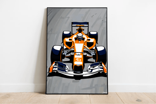 Formula 1 Art Print | High - Speed Racing Wall Decor - mezetto KEOLIX KEOLIX