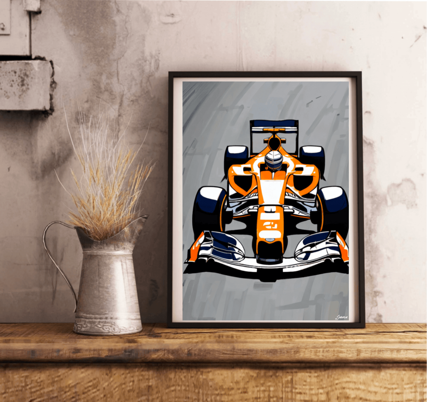 Formula 1 Art Print | High - Speed Racing Wall Decor - mezetto KEOLIX KEOLIX