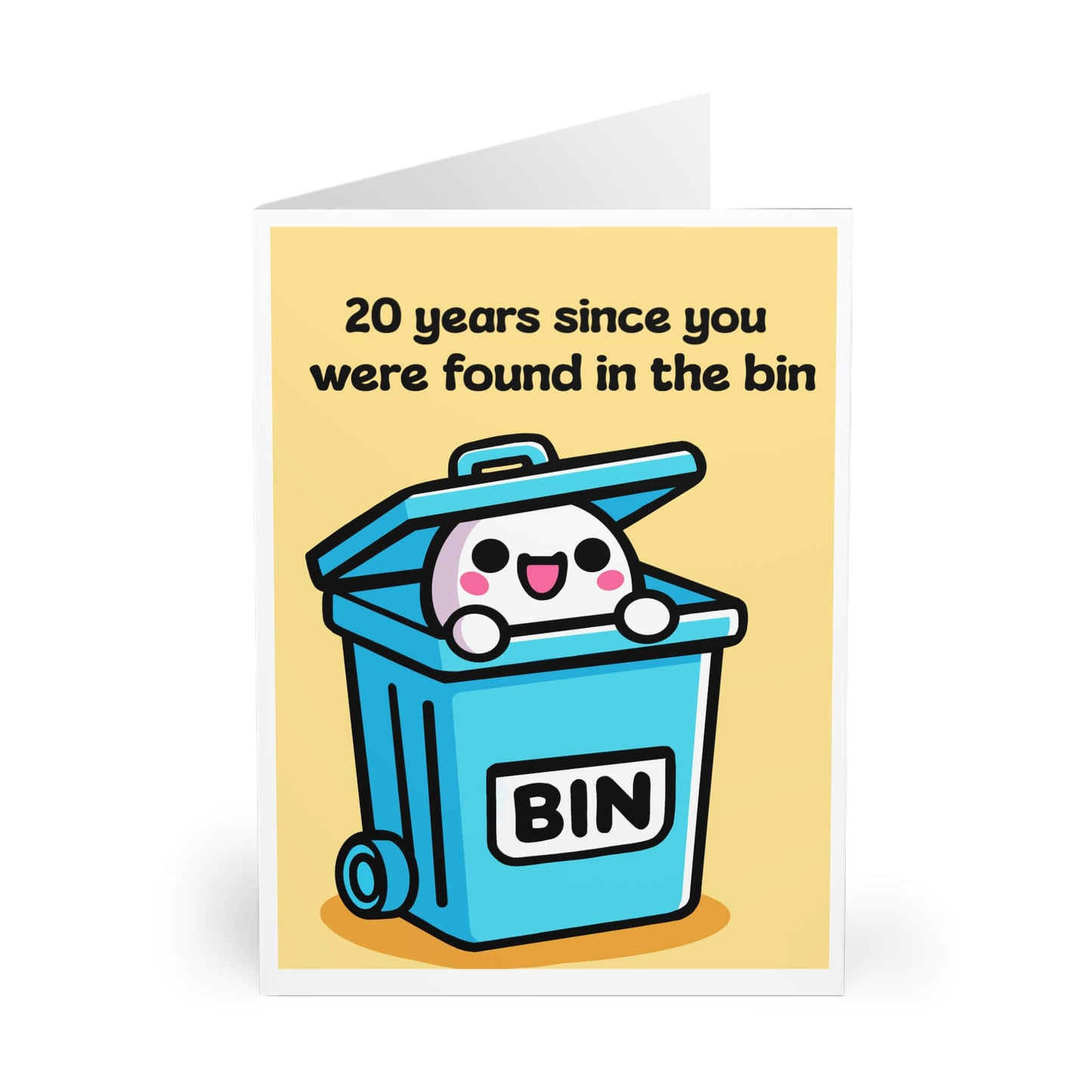 Found in the Bin – Funny Custom Birthday Card - mezetto KEOLIX KEOLIX