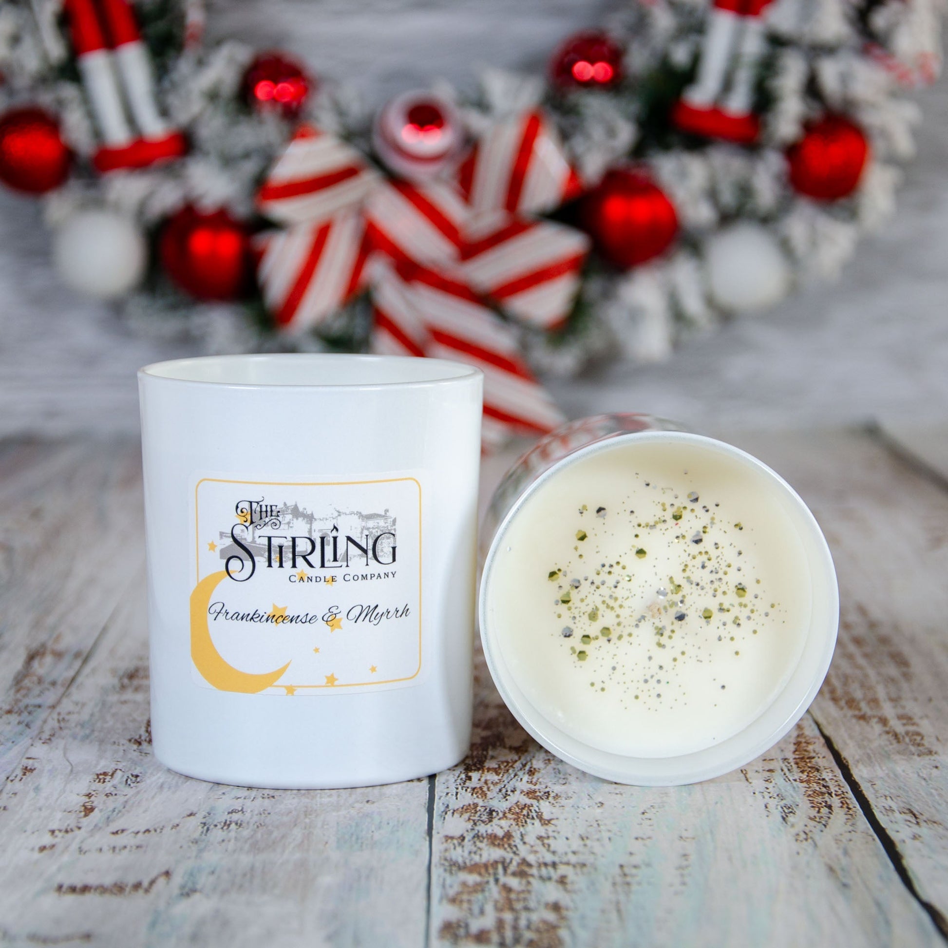 Frankincense & Myrrh - Large Candle - mezetto Shopify Collective The Stirling Candle Company