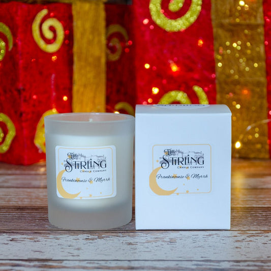Frankincense & Myrrh - Medium Candle - mezetto Shopify Collective The Stirling Candle Company