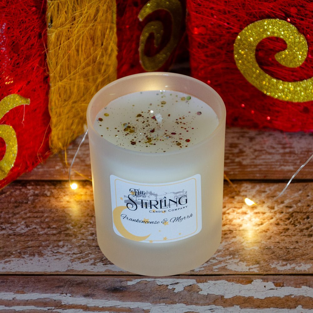 Frankincense & Myrrh - Medium Candle - mezetto Shopify Collective The Stirling Candle Company