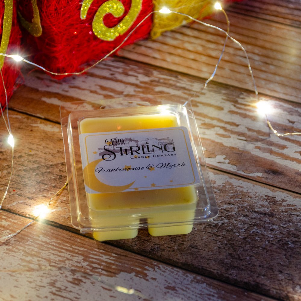 Frankincense & Myrrh - Wax Melt Clamshell - mezetto Shopify Collective The Stirling Candle Company