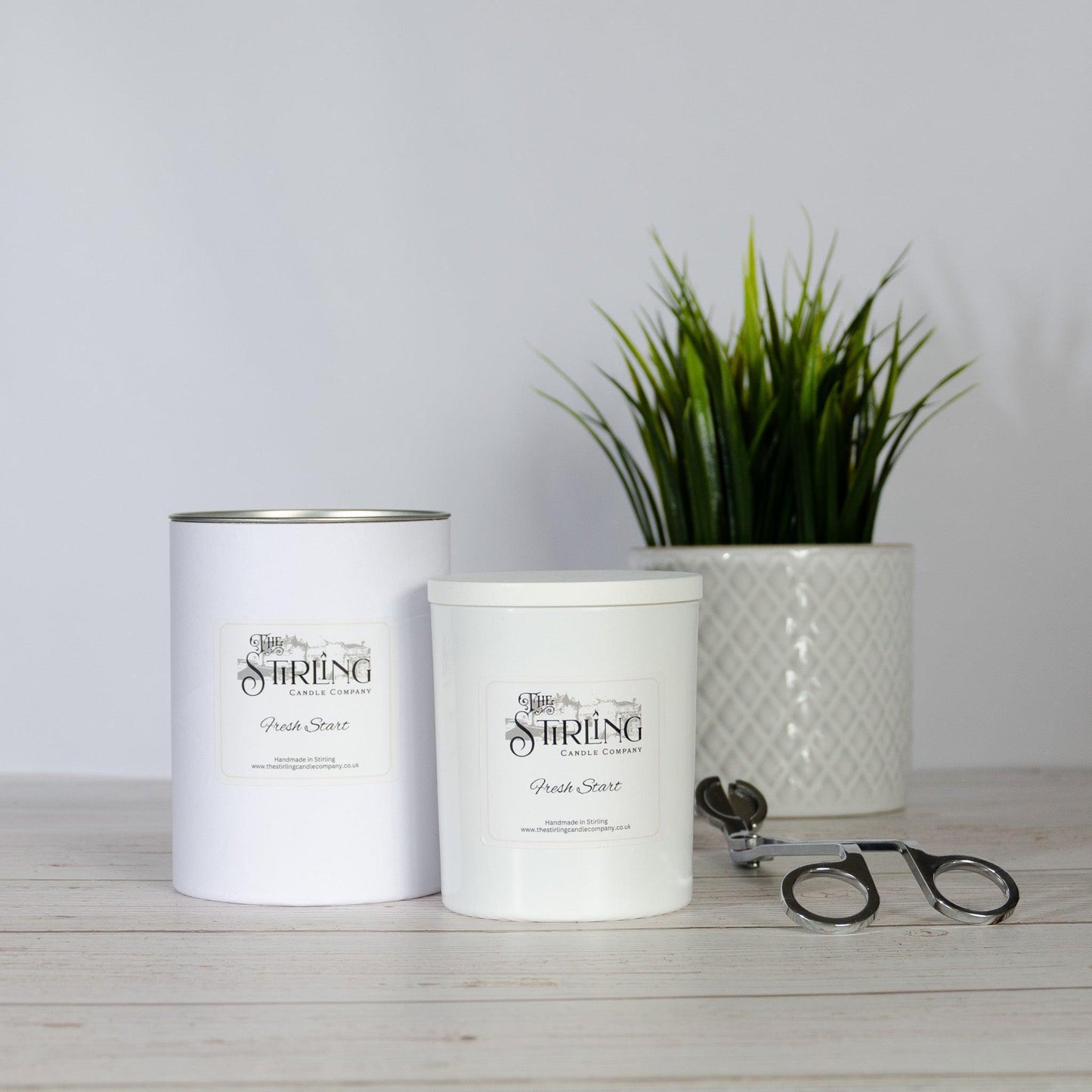 Fresh Start - Large Candle - mezetto Shopify Collective The Stirling Candle Company