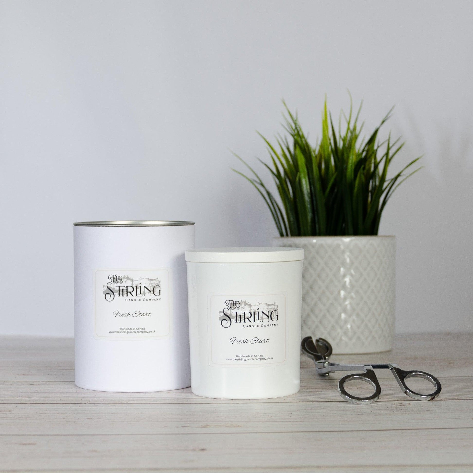 Fresh Start - Large Candle - mezetto Shopify Collective The Stirling Candle Company