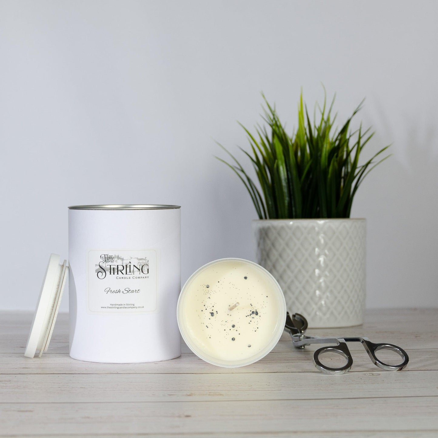 Fresh Start - Large Candle - mezetto Shopify Collective The Stirling Candle Company