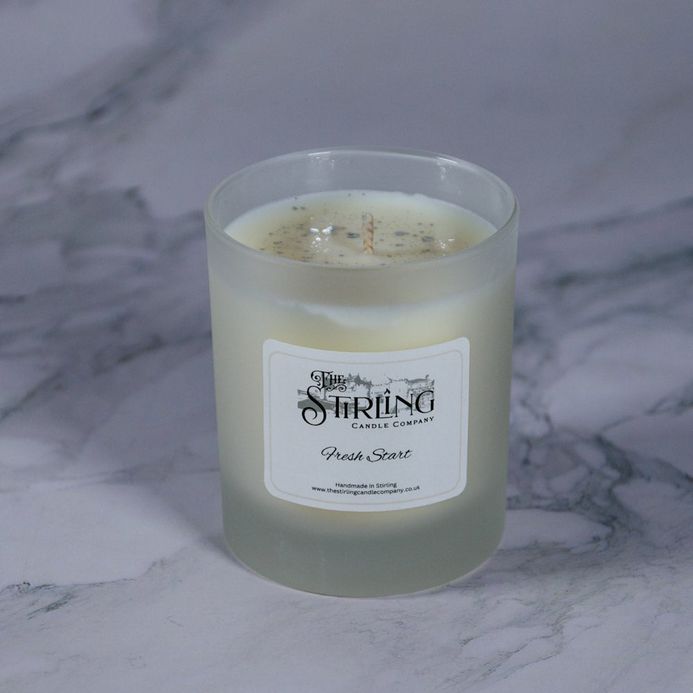 Fresh Start - Medium Candle - mezetto Shopify Collective The Stirling Candle Company