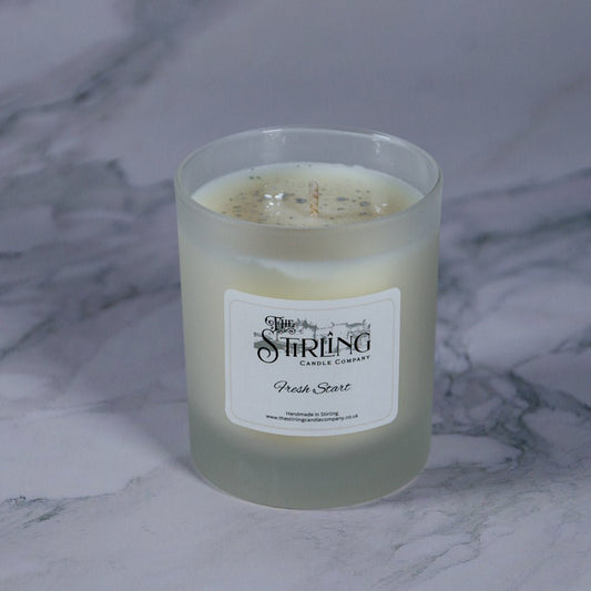 Fresh Start - Medium Candle - mezetto Shopify Collective The Stirling Candle Company