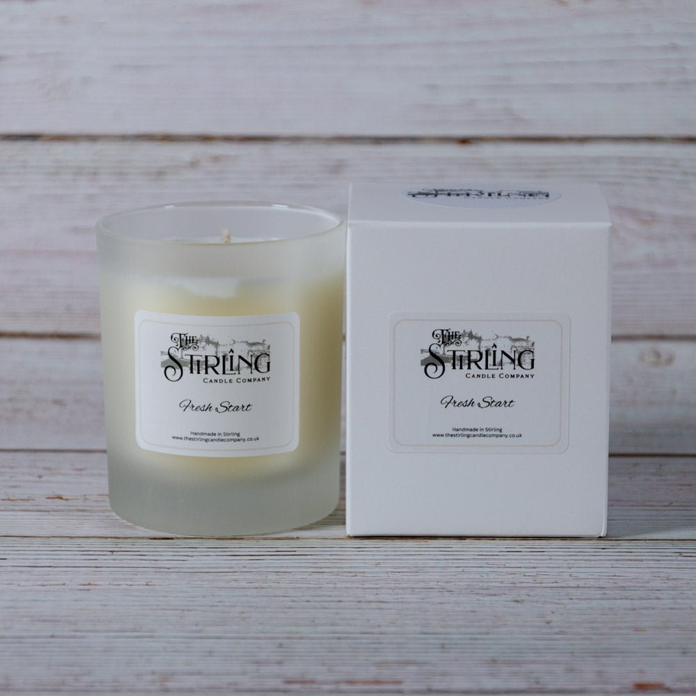Fresh Start - Medium Candle - mezetto Shopify Collective The Stirling Candle Company