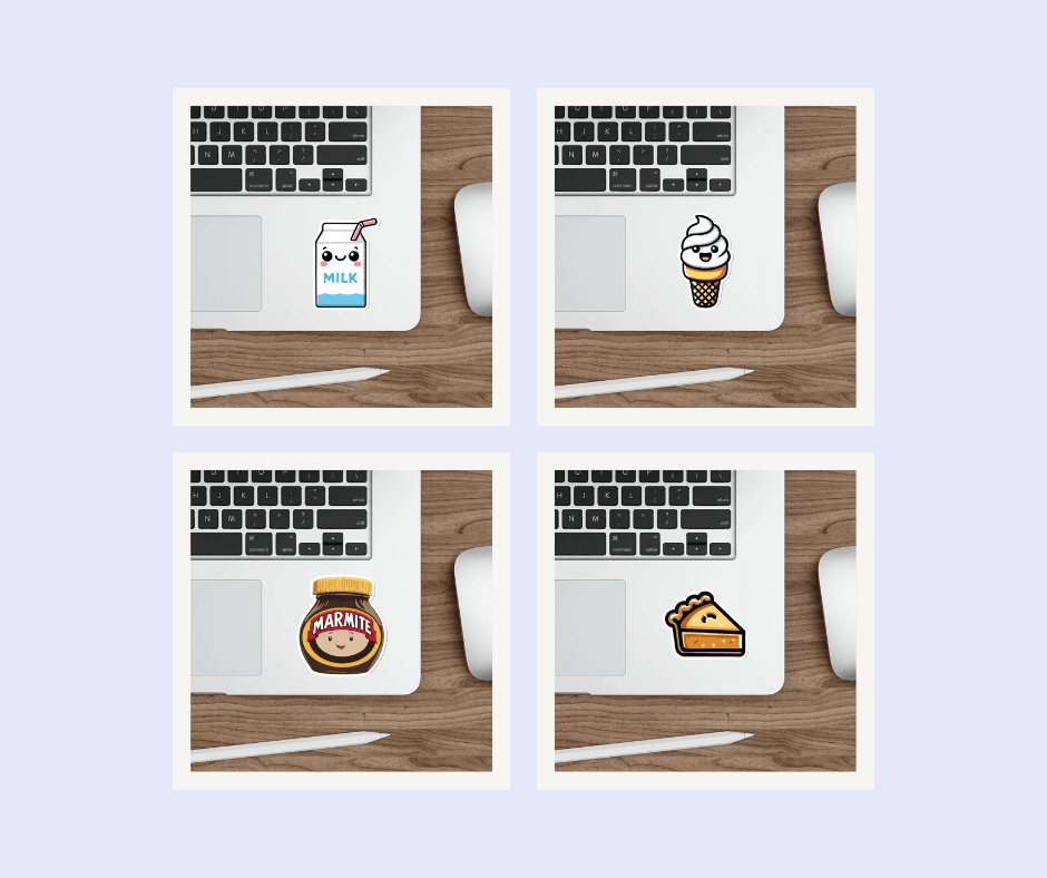 Fun & Tasty Food Sticker Bundle - mezetto KEOLIX KEOLIX