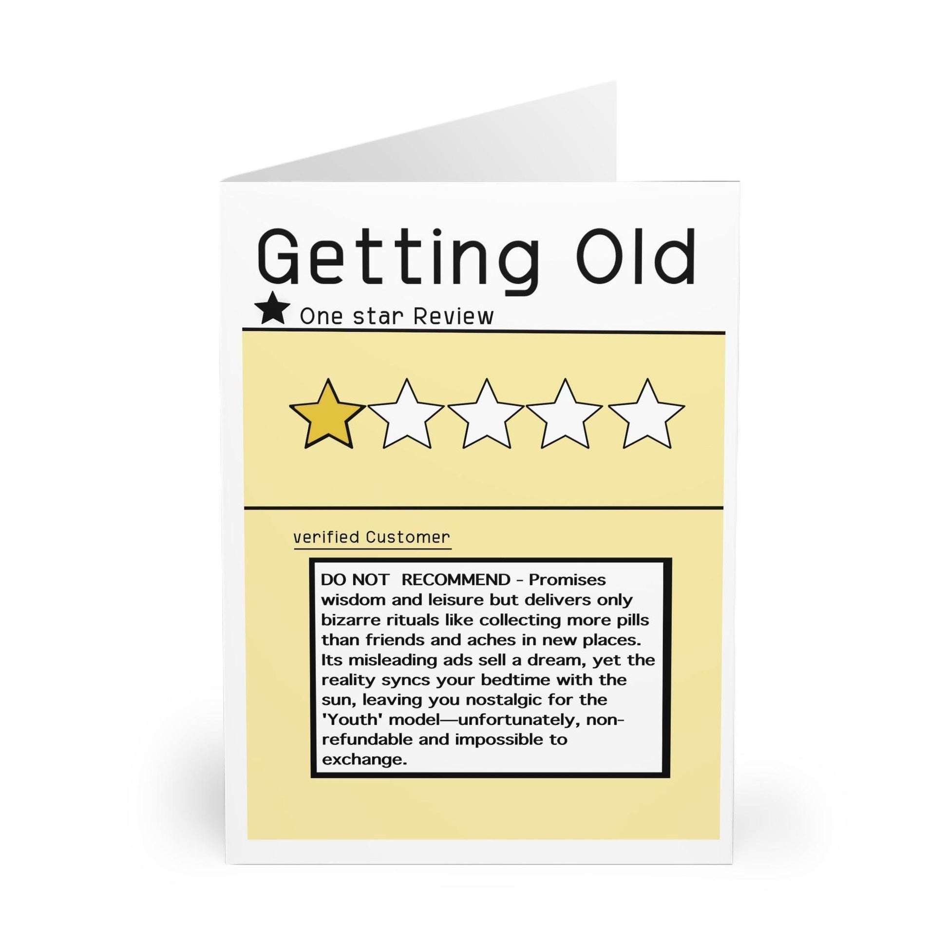Funny “Getting Old” Card – Humour for Any Age & Occasion - mezetto KEOLIX KEOLIX