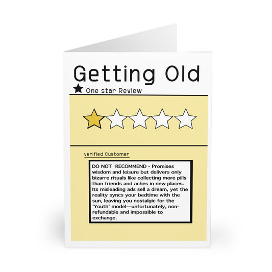 Funny “Getting Old” Card – Humour for Any Age & Occasion - mezetto KEOLIX KEOLIX