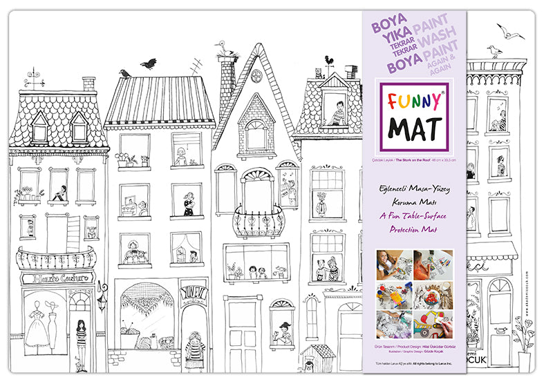 Funny Mat - Çatıdaki Leylek