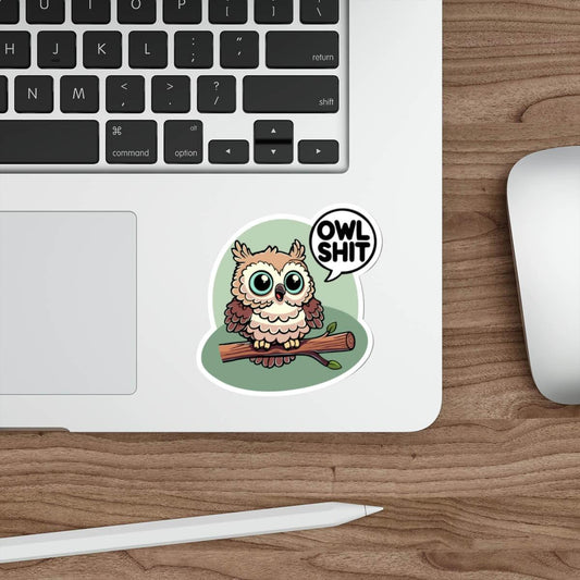 Funny Owl Shit Sticker – Waterproof & Durable - mezetto KEOLIX KEOLIX