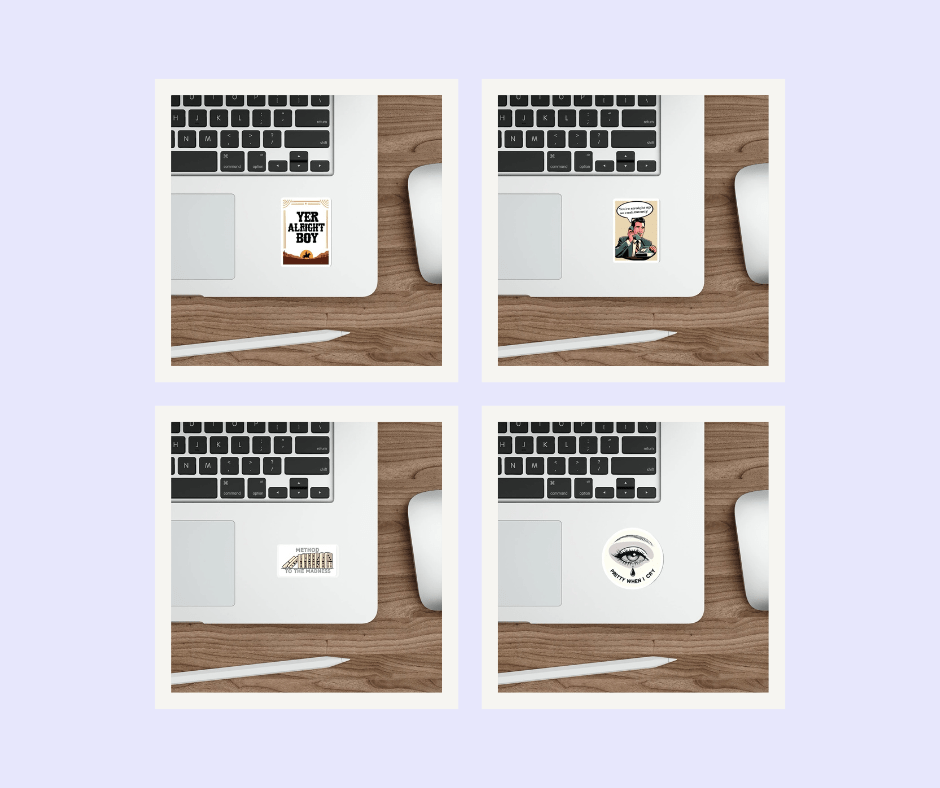 Funny Quirky Sayings Vinyl Sticker Pack - mezetto KEOLIX KEOLIX