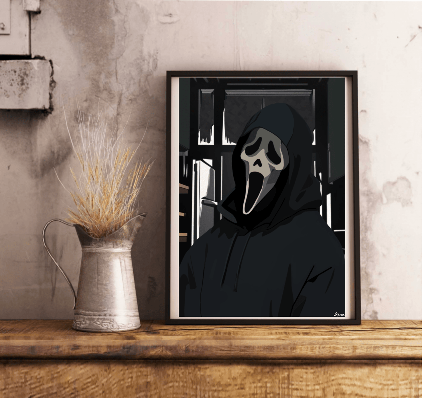 Ghost Face Wall Art – Horror Kitchen Aesthetic - mezetto KEOLIX KEOLIX