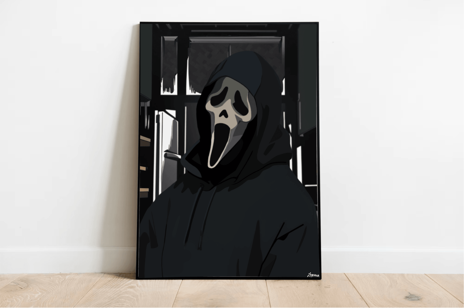 Ghost Face Wall Art – Horror Kitchen Aesthetic - mezetto KEOLIX KEOLIX
