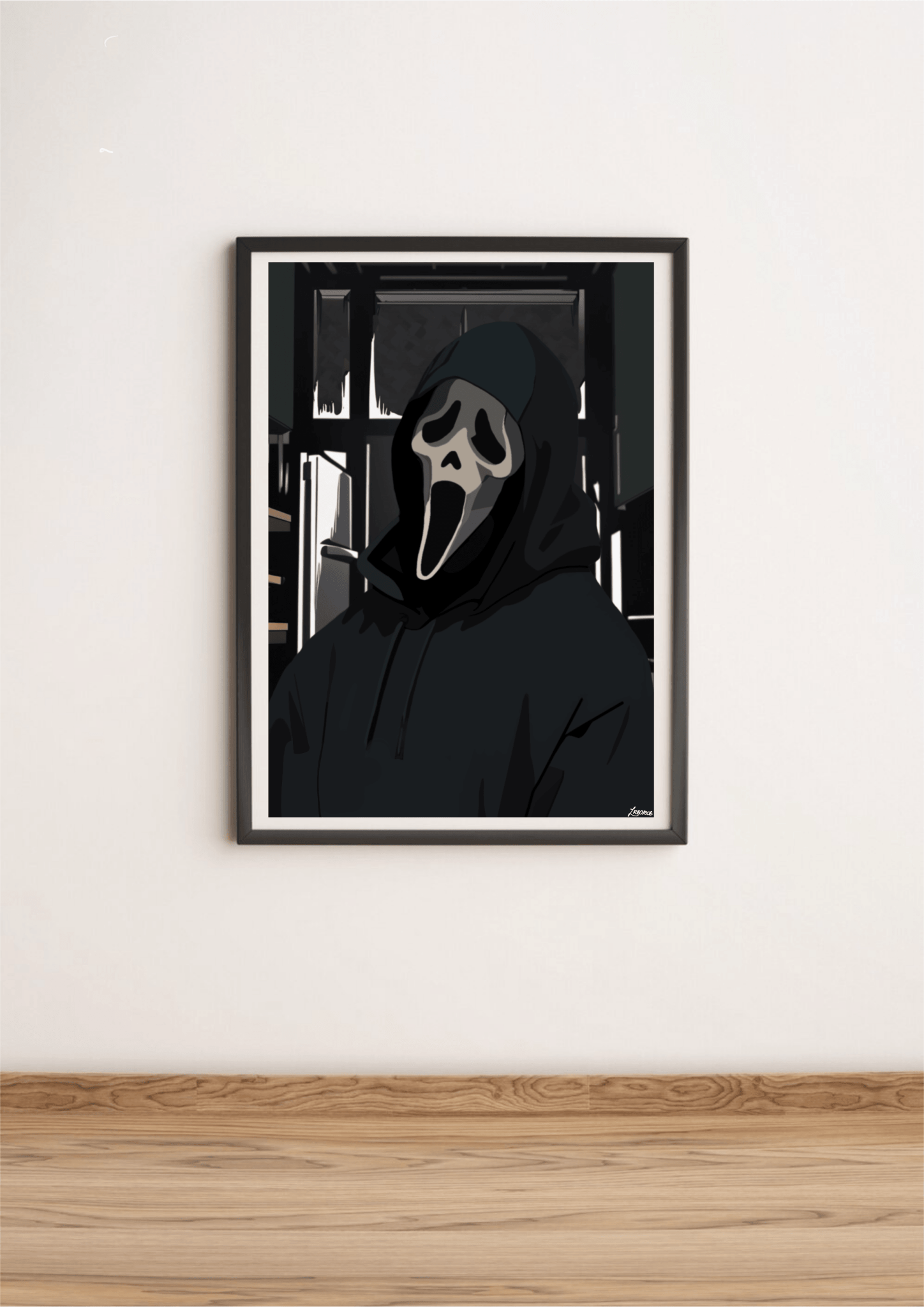 Ghost Face Wall Art – Horror Kitchen Aesthetic - mezetto KEOLIX KEOLIX