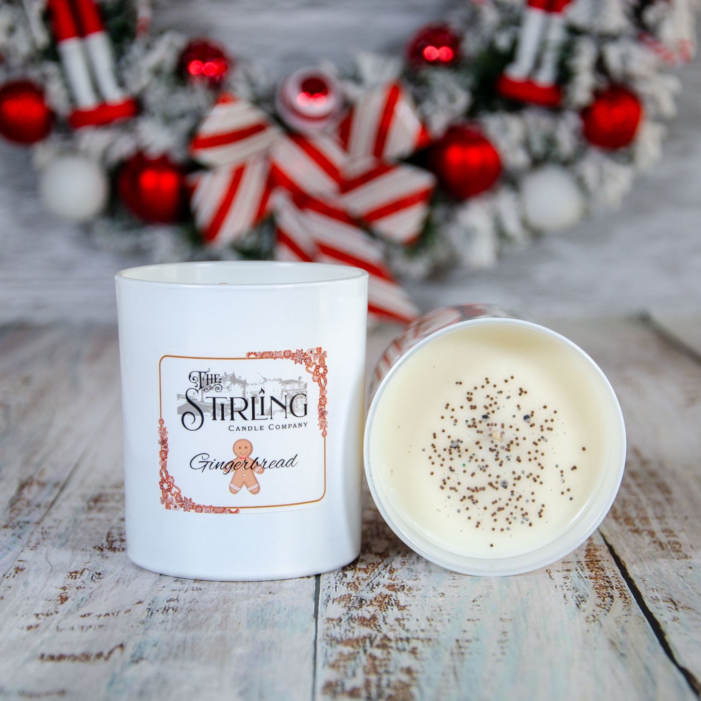 Gingerbread - Large Candle - mezetto Shopify Collective The Stirling Candle Company