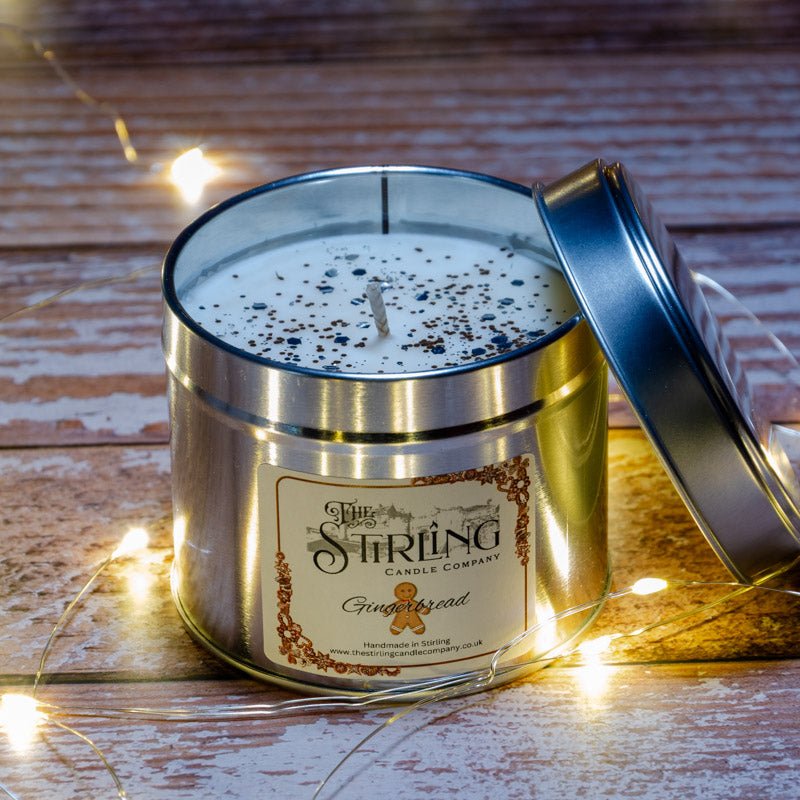 Gingerbread - Travel Tin Candle - Cotton Wick - mezetto Shopify Collective The Stirling Candle Company
