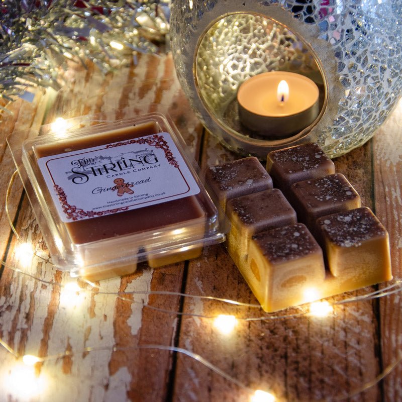 Gingerbread - Wax Melt Clamshell - mezetto Shopify Collective The Stirling Candle Company