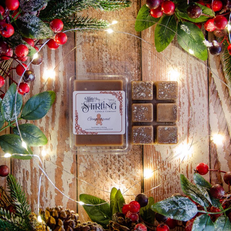 Gingerbread - Wax Melt Clamshell - mezetto Shopify Collective The Stirling Candle Company