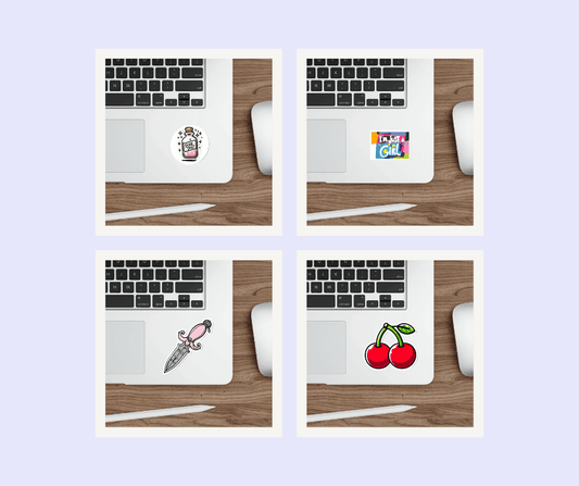 Girl Power Sticker Bundle – Dagger, Cherries, Pixie Dust - mezetto KEOLIX KEOLIX