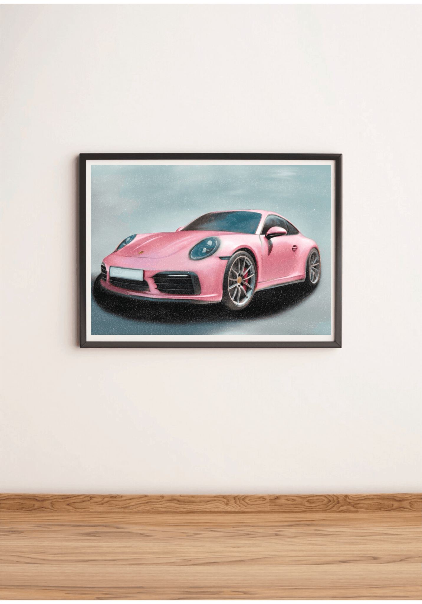 Glamorous Speed – Pink Porsche - Inspired Wall Art Print - mezetto KEOLIX KEOLIX