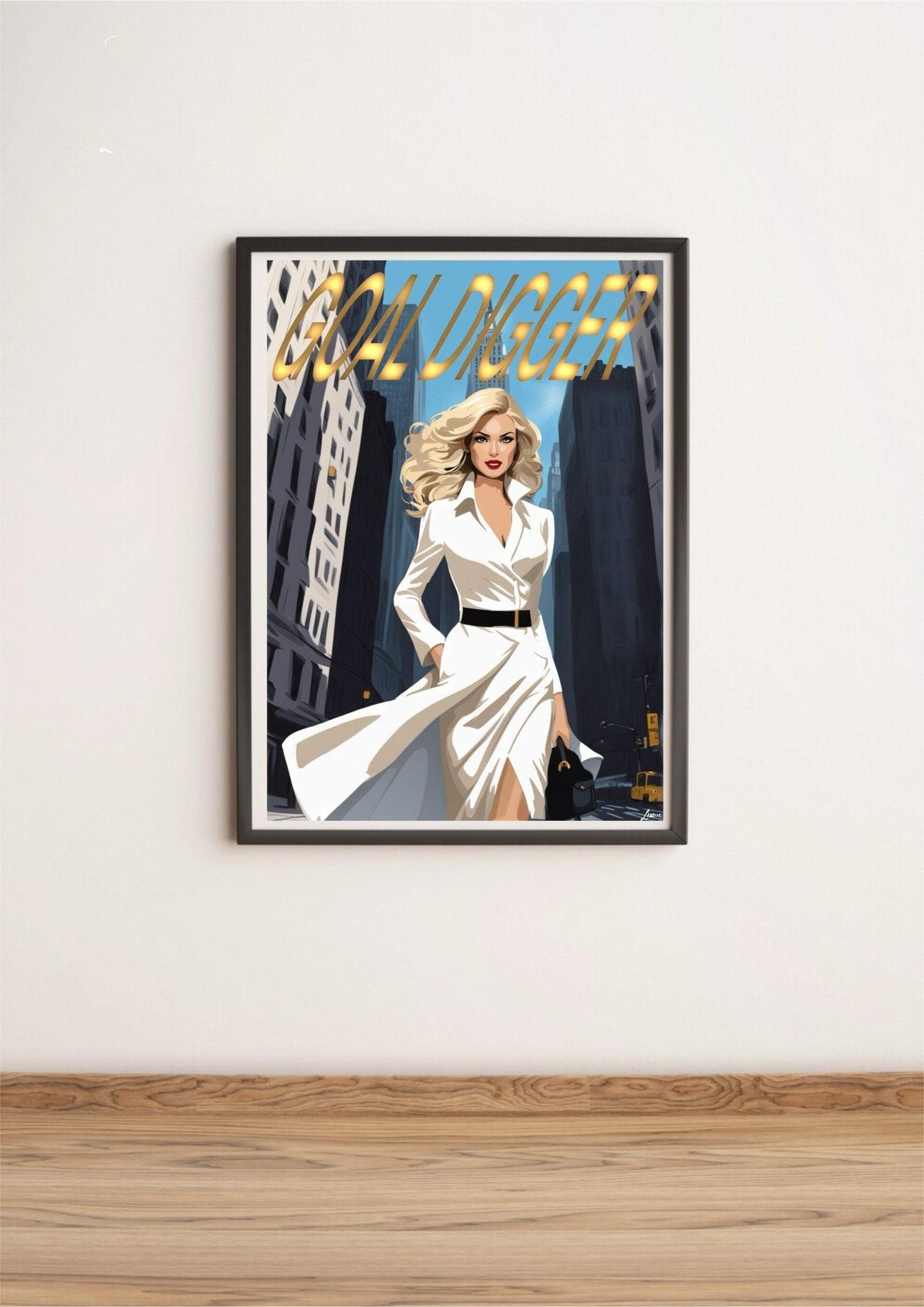 Goal Digger New York - Inspired Sophisticated Art Print - mezetto KEOLIX KEOLIX