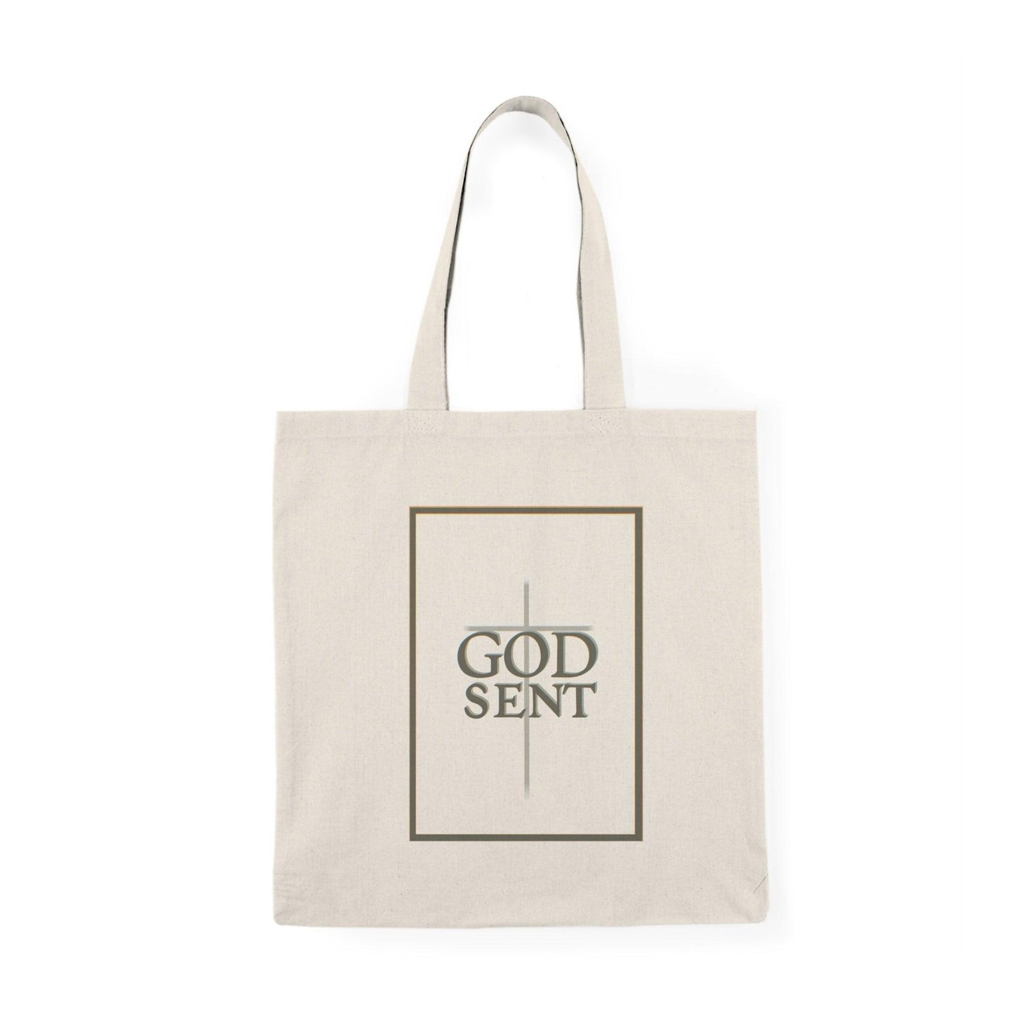 God Sent – Faith - Based Eco Cotton Tote Bag - mezetto KEOLIX KEOLIX