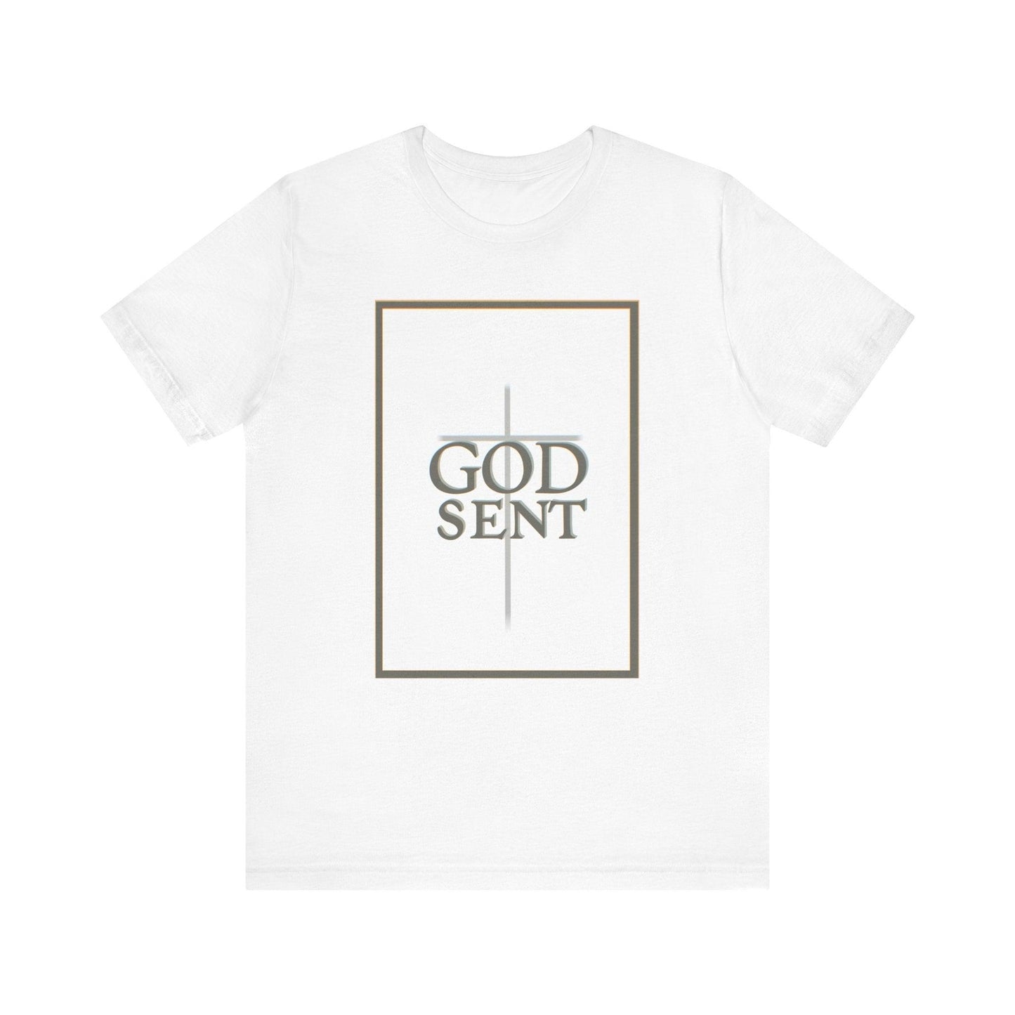 Godsent T-Shirt – Minimalist Faith Cross Tee by Keolix - mezetto KEOLIX KEOLIX