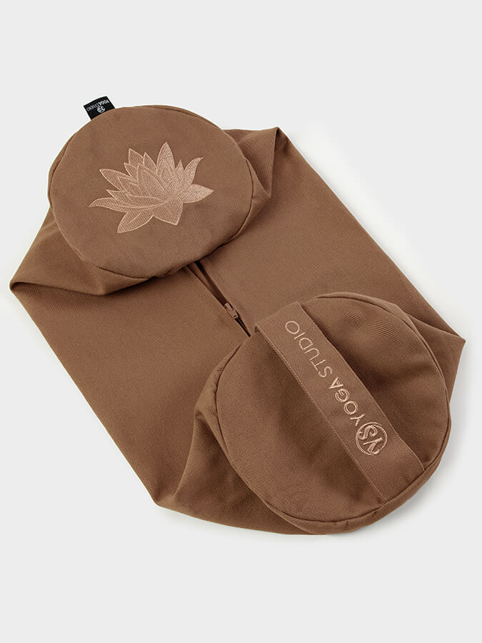 Yoga Studio Replacement Round Lotus Bolster Outer Cushion Cover