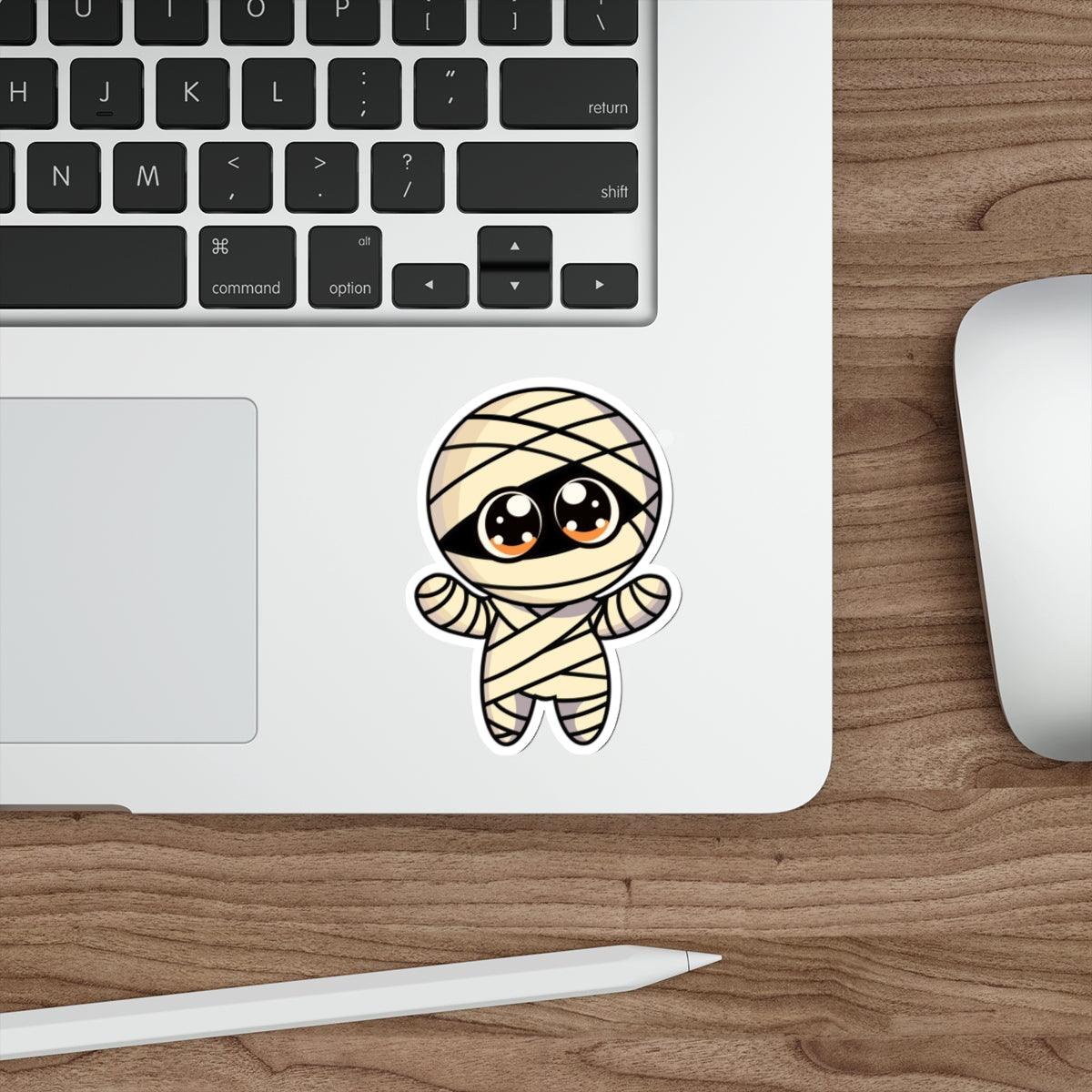 Halloween Mummy Waterproof Sticker – Spooky Season Decor for Laptops, Trick - or - Treat Bags & More - mezetto KEOLIX KEOLIX